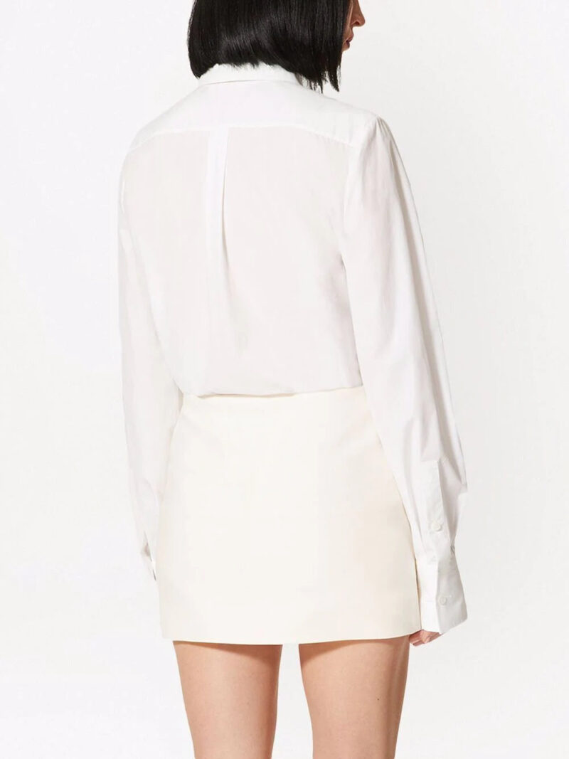 Valentino Garavani  appliqué-detail long-sleeve shirt