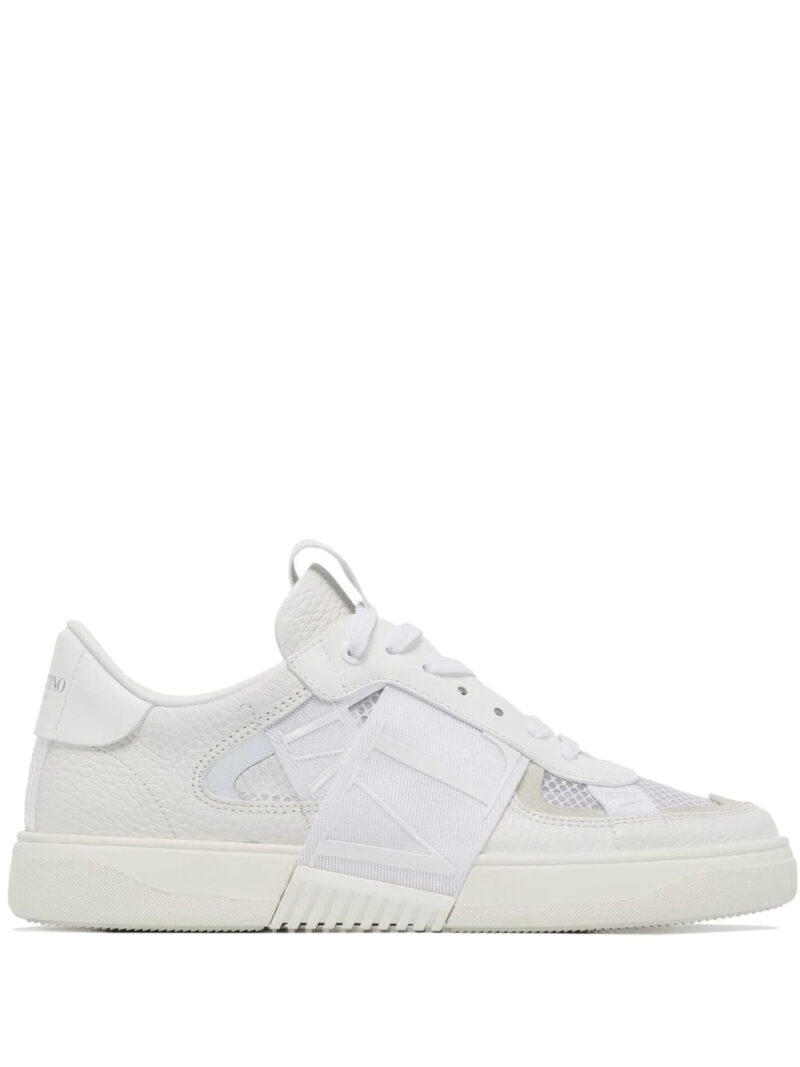 Valentino Garavani  mesh-detailed lace-up sneakers