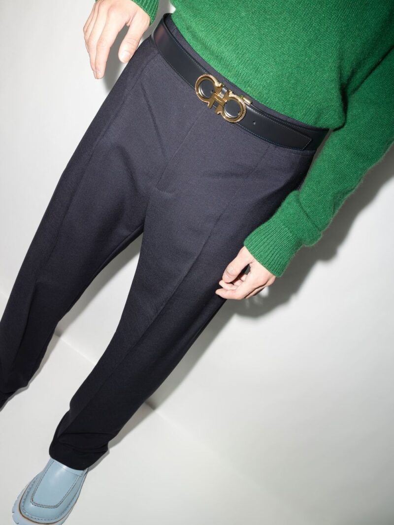 Ferragamo Gancini reversible leather belt