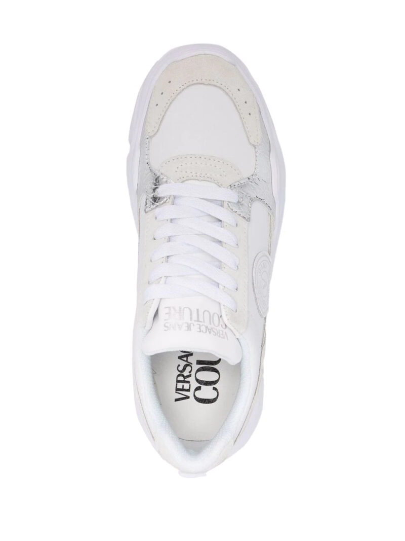 Versace Jeans Couture  logo-patch lace-up sneakers