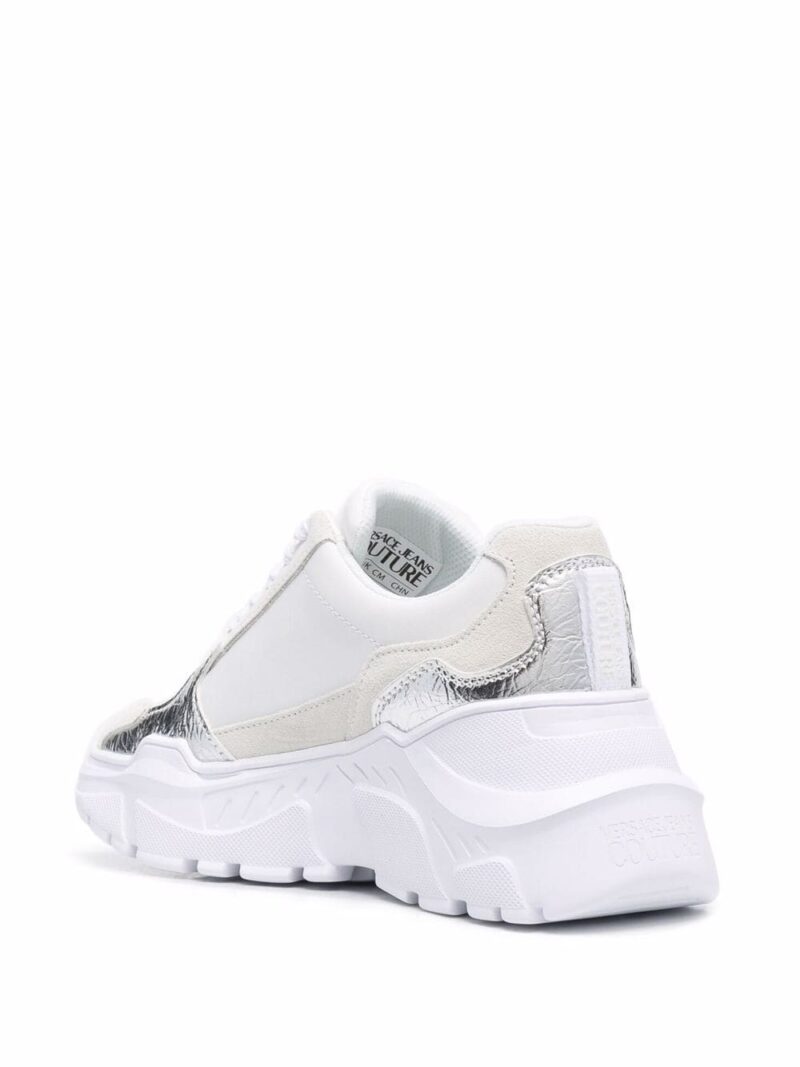 Versace Jeans Couture  logo-patch lace-up sneakers