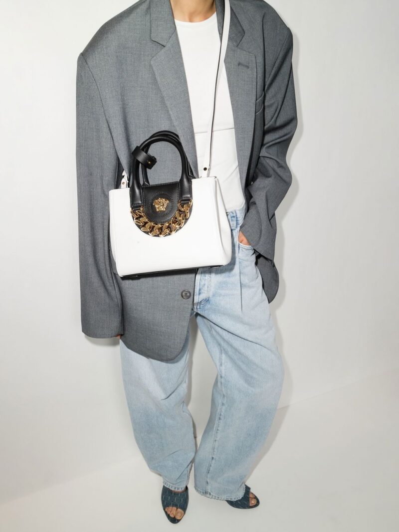 Versace La Medusa top-handle bag