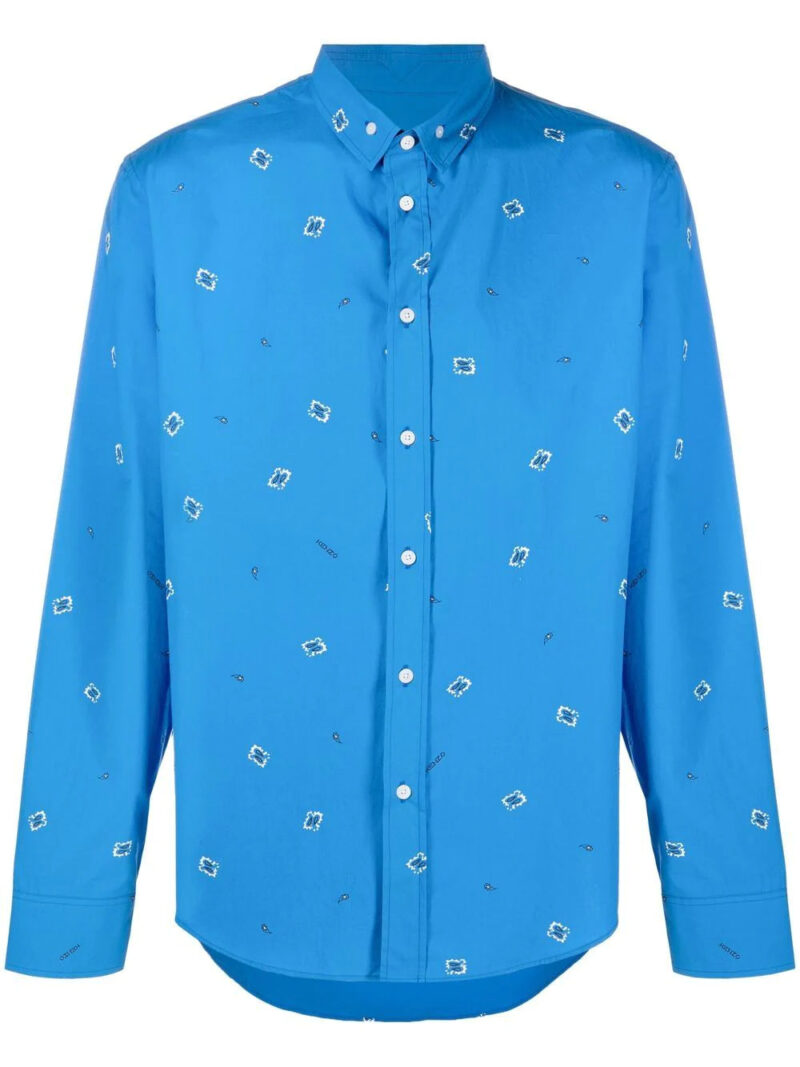 Kenzo paisley-print cotton shirt