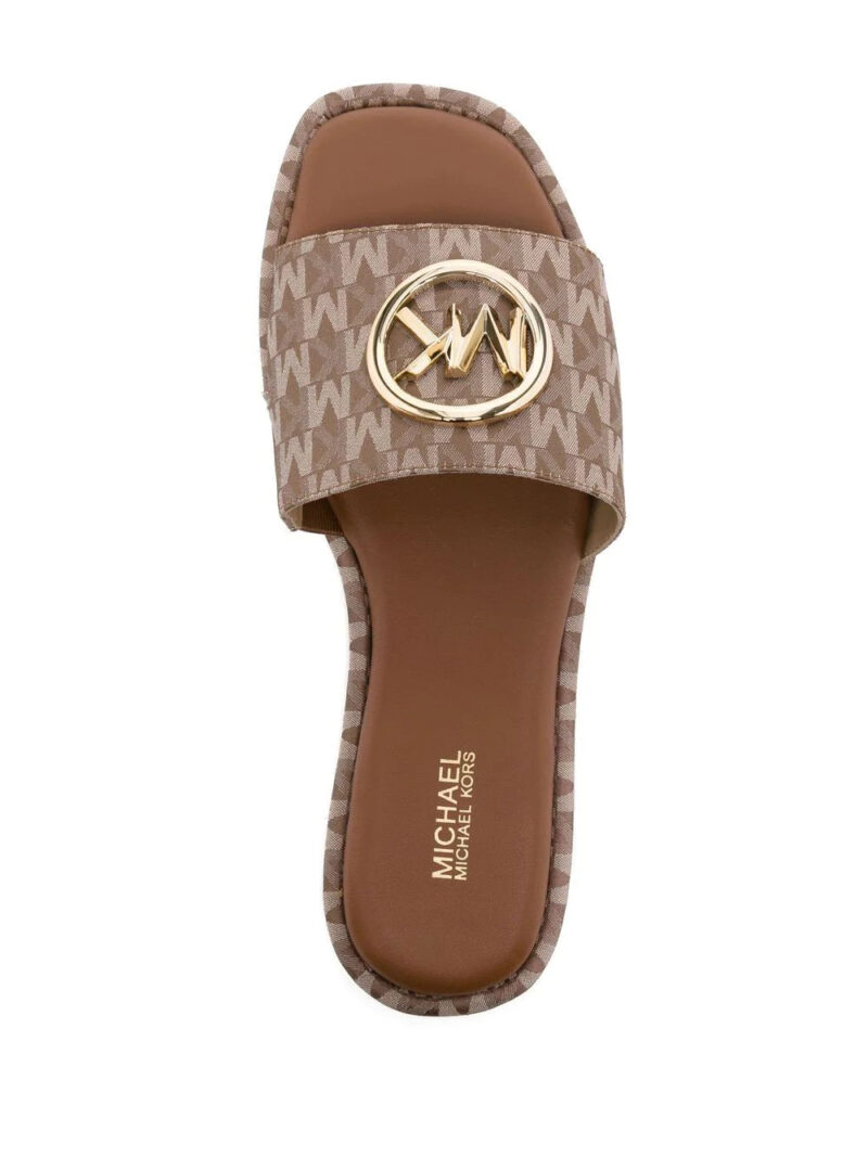 Micheal kors Hayworth leather sliders