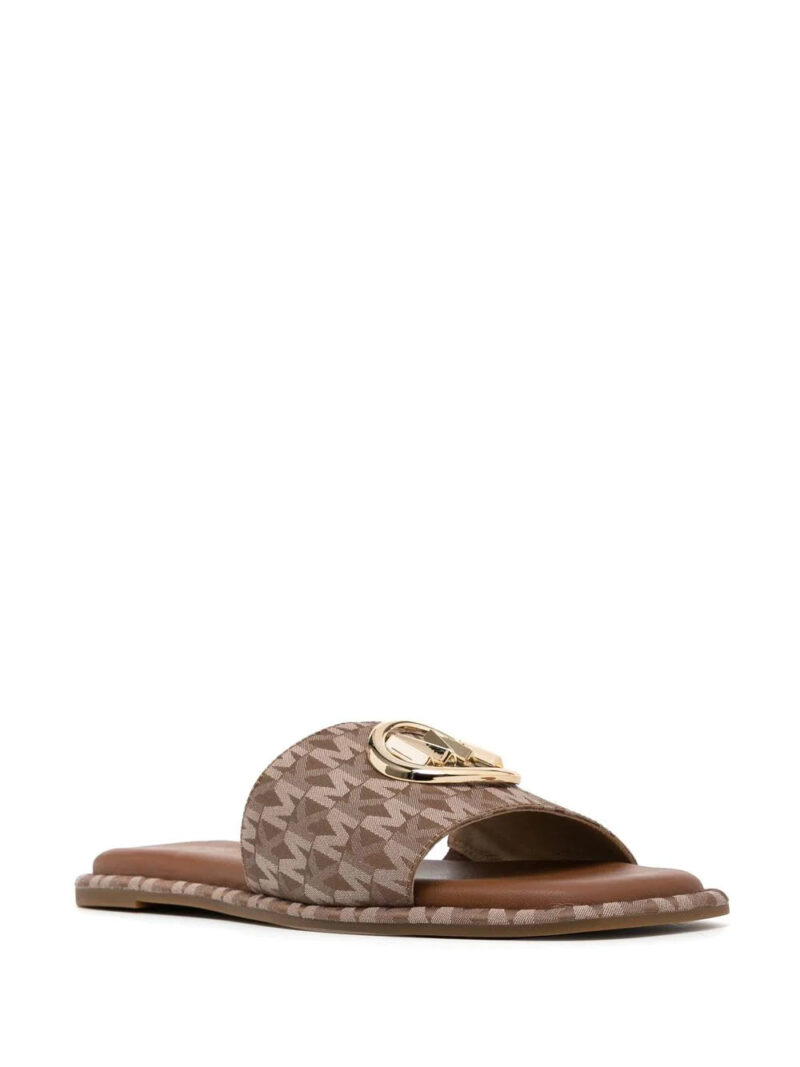 Micheal kors Hayworth leather sliders