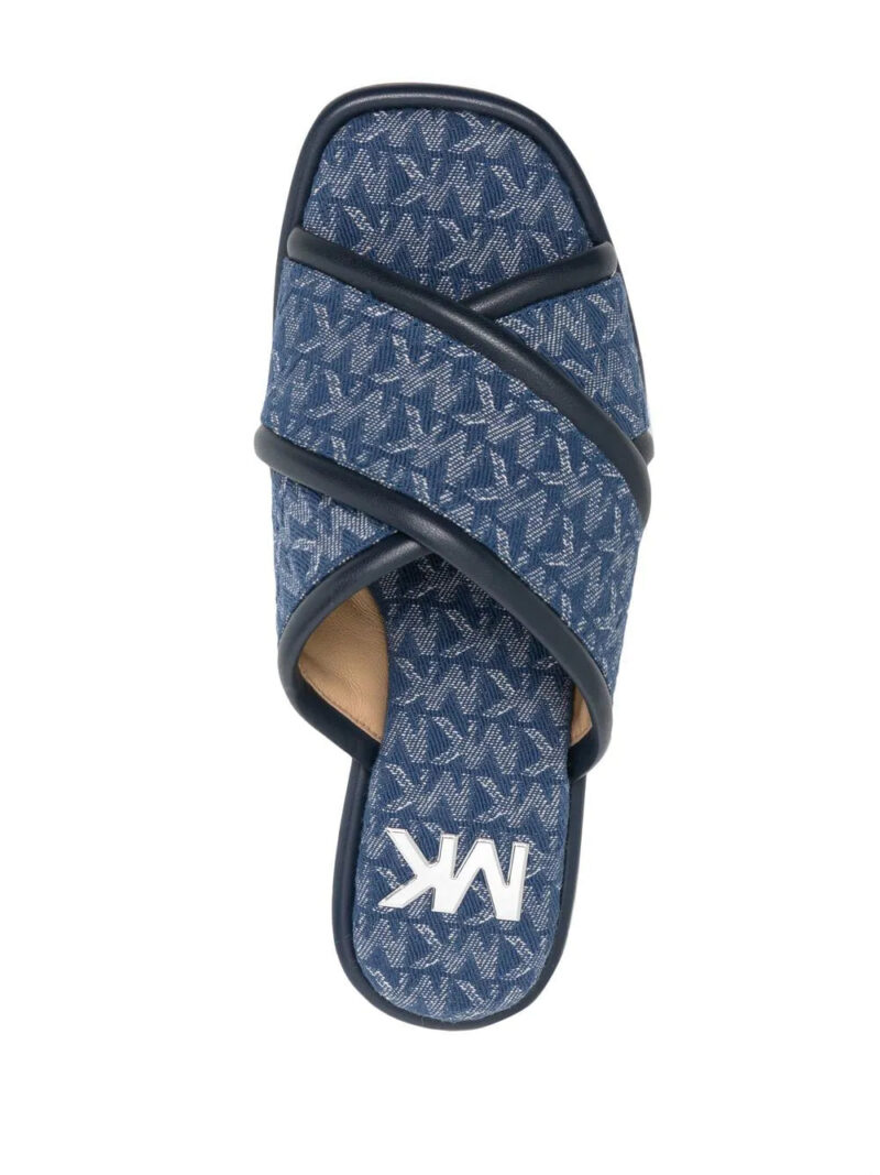 Micheal kors Gideon monogram slide sandals