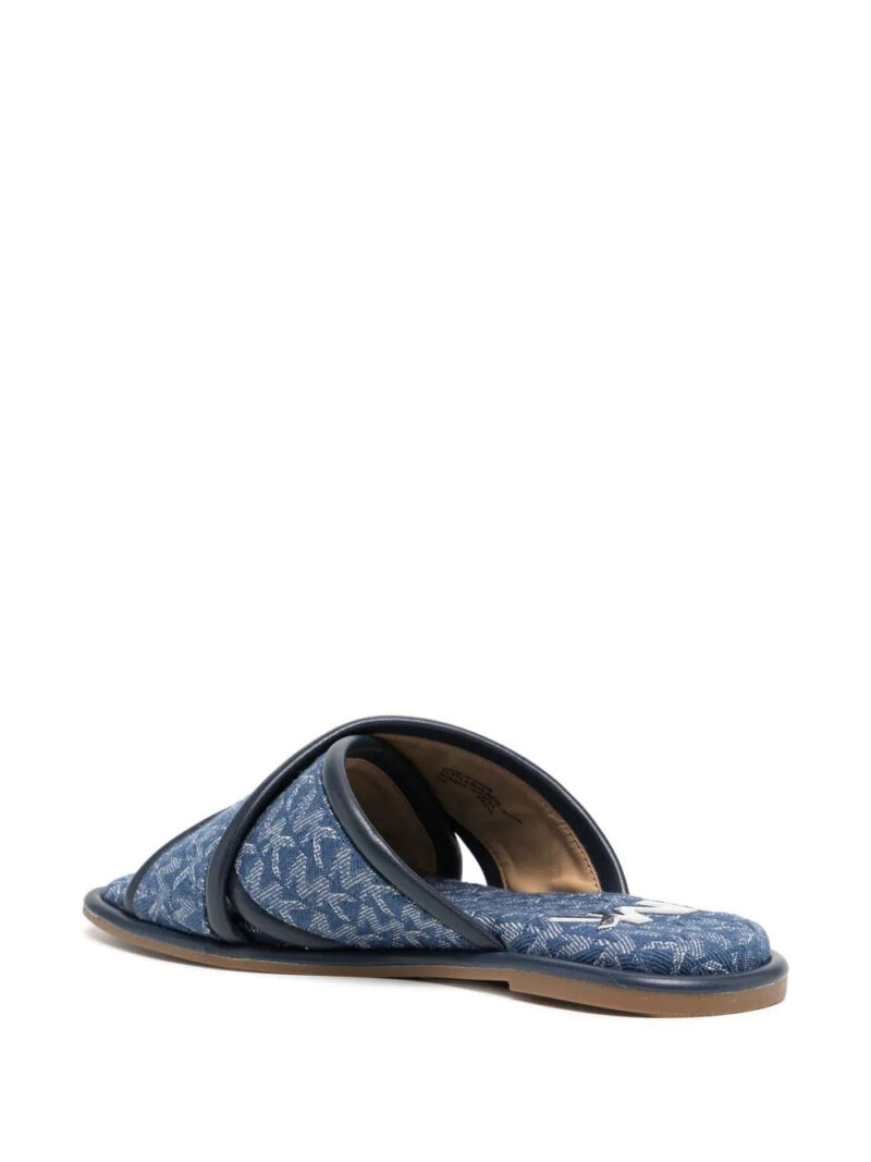 Micheal kors Gideon monogram slide sandals