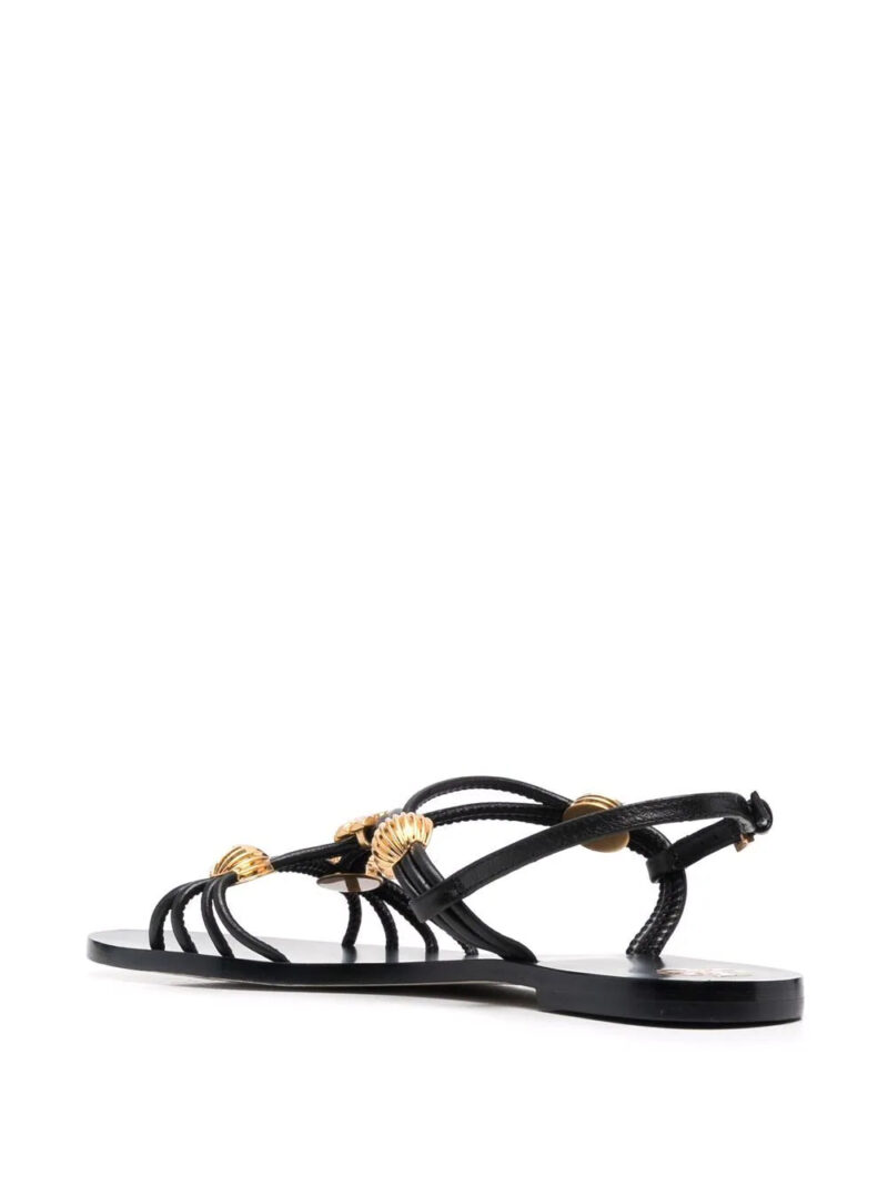 Tory Burch Capri logo-plaque sandals