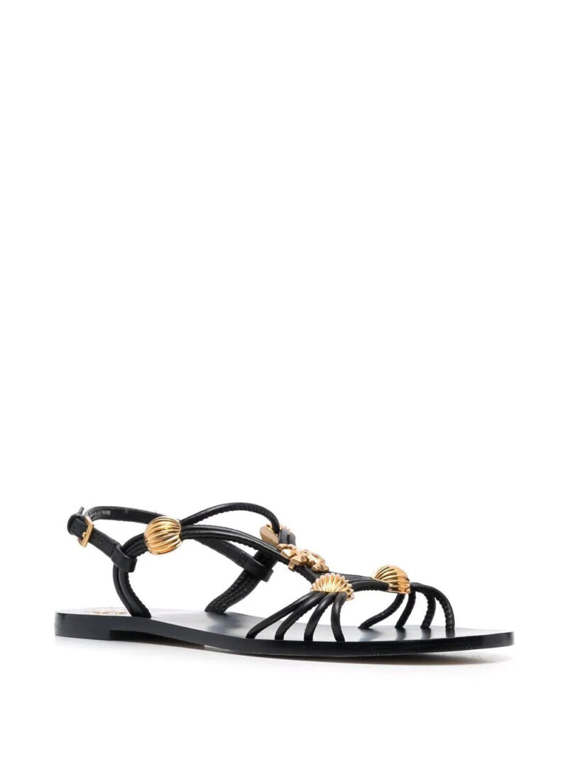 Tory Burch Capri logo-plaque sandals