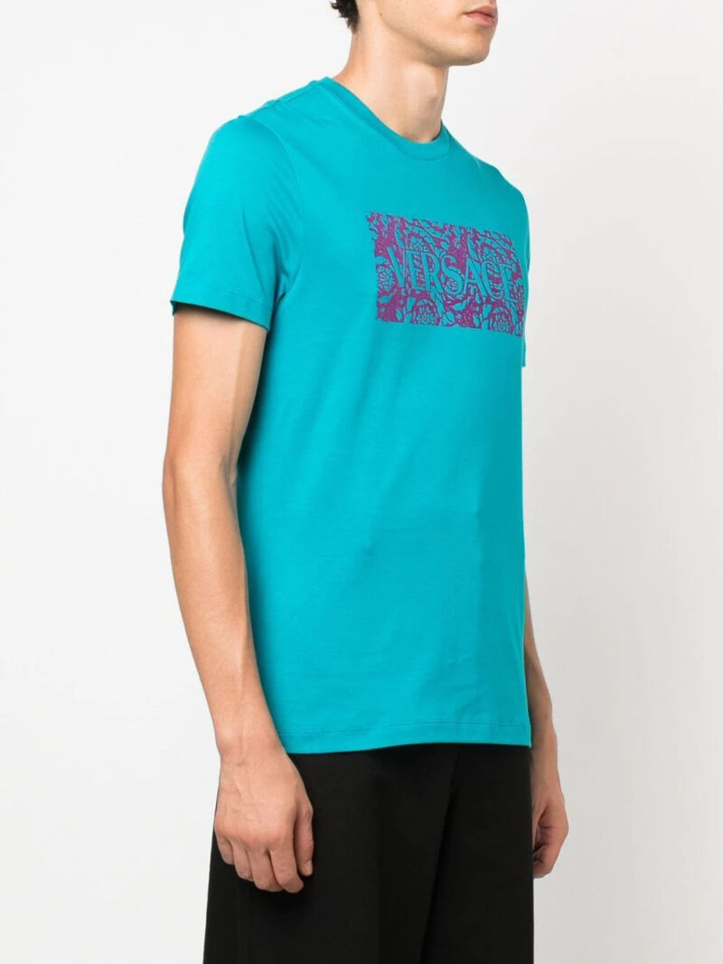 Versace logo-print short-sleeved T-shirt