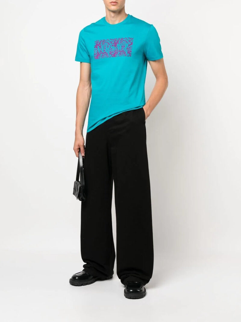 Versace logo-print short-sleeved T-shirt