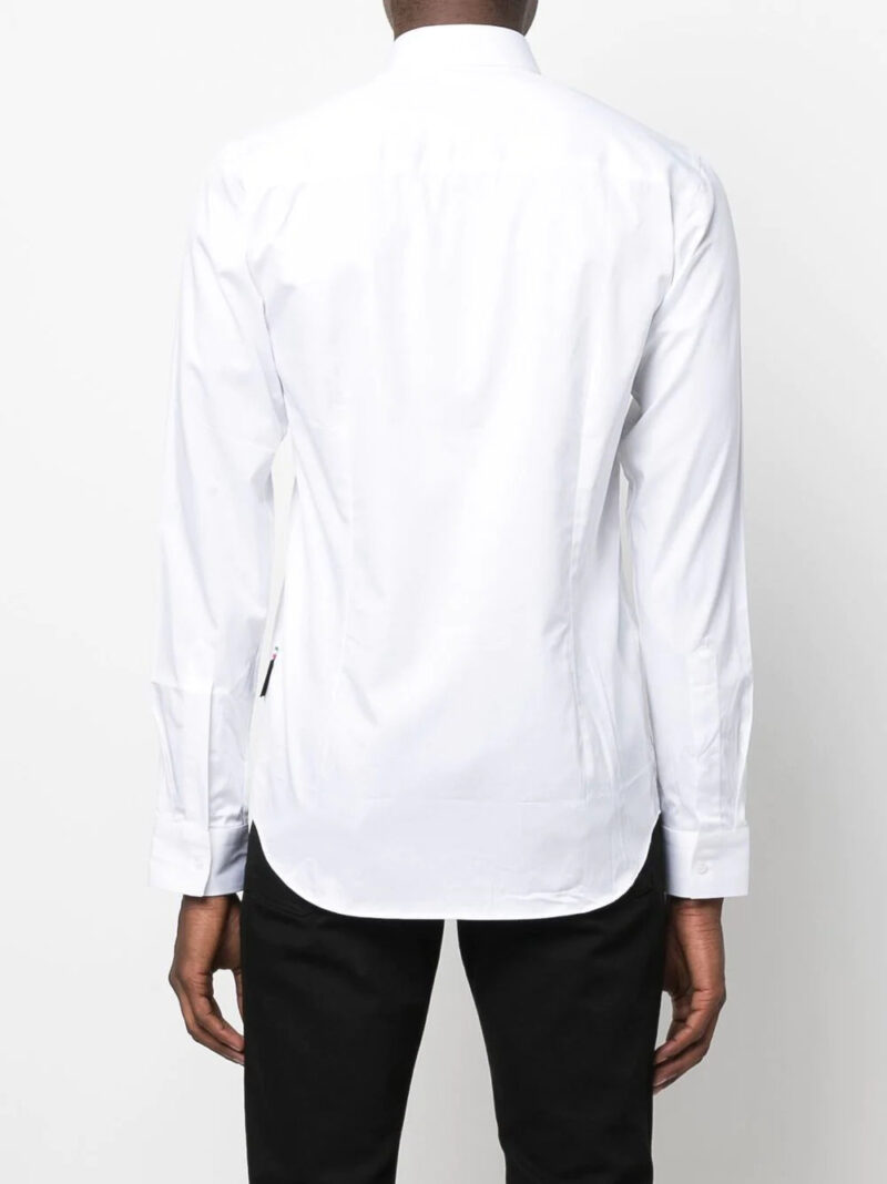 Phillip plein embroidered-skull detail shirt