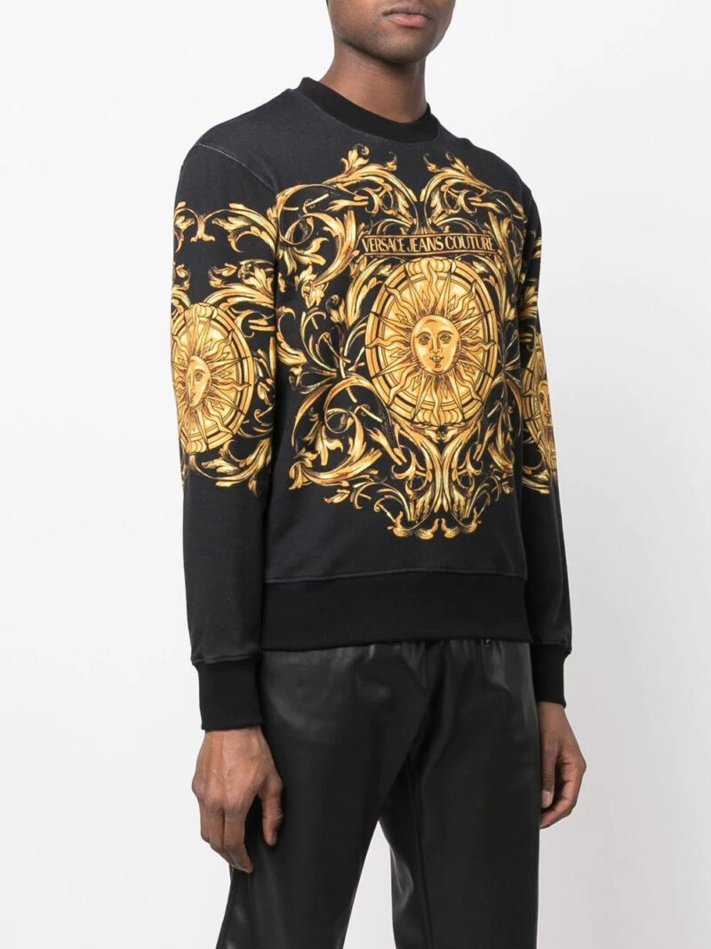 Versace Jeans Couture  Garland Sun-print sweatshirt