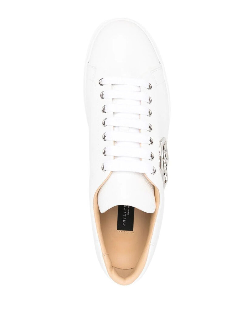 Phillip plein side logo-plaque detail sneakers