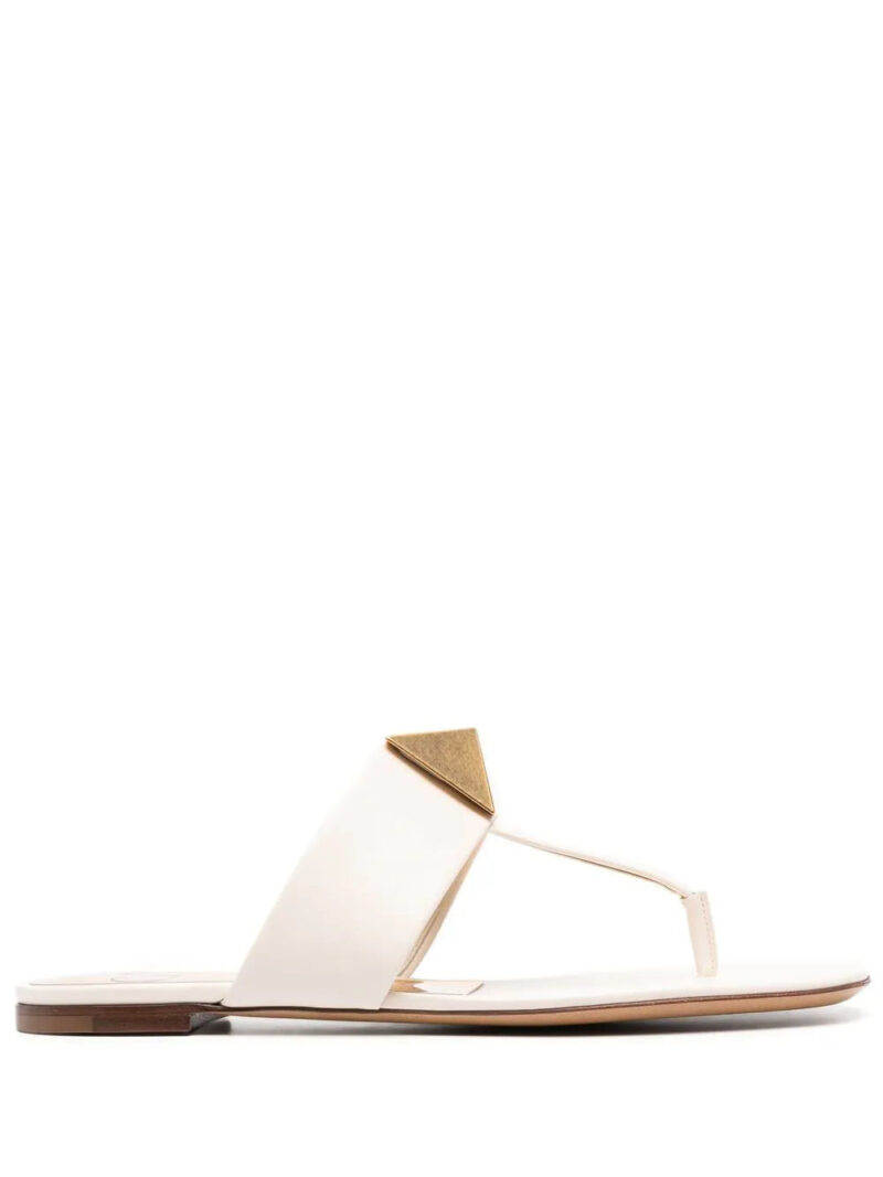Valentino Garavani  plaque detailing flat sandals