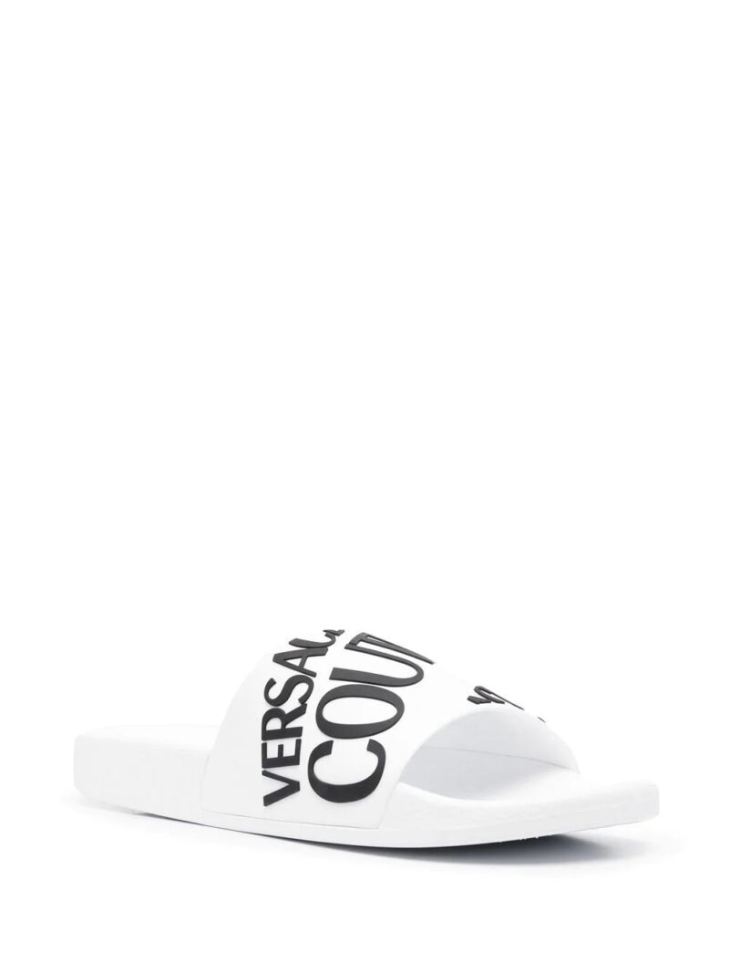 Versace Jeans Couture  logo-print pool sliders