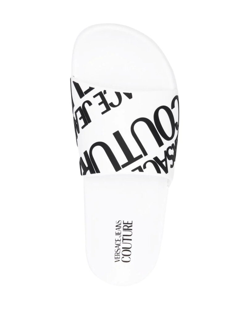 Versace Jeans Couture  logo-print pool sliders