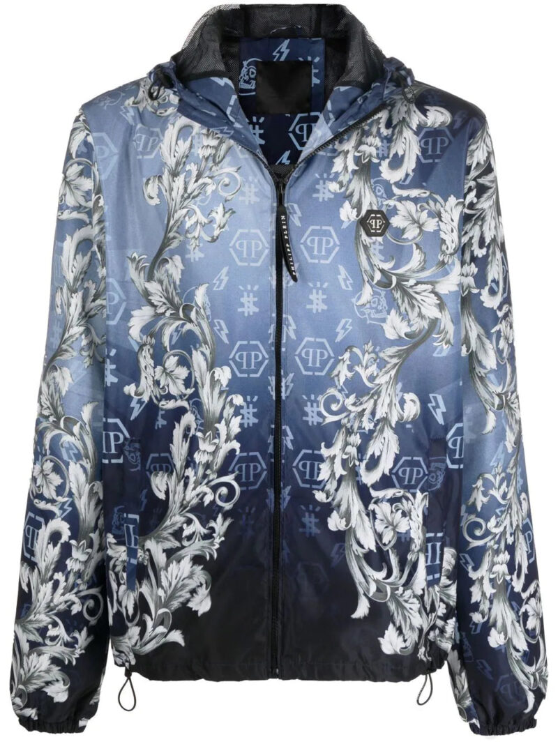Phillip plein graphic-print hooded jacket