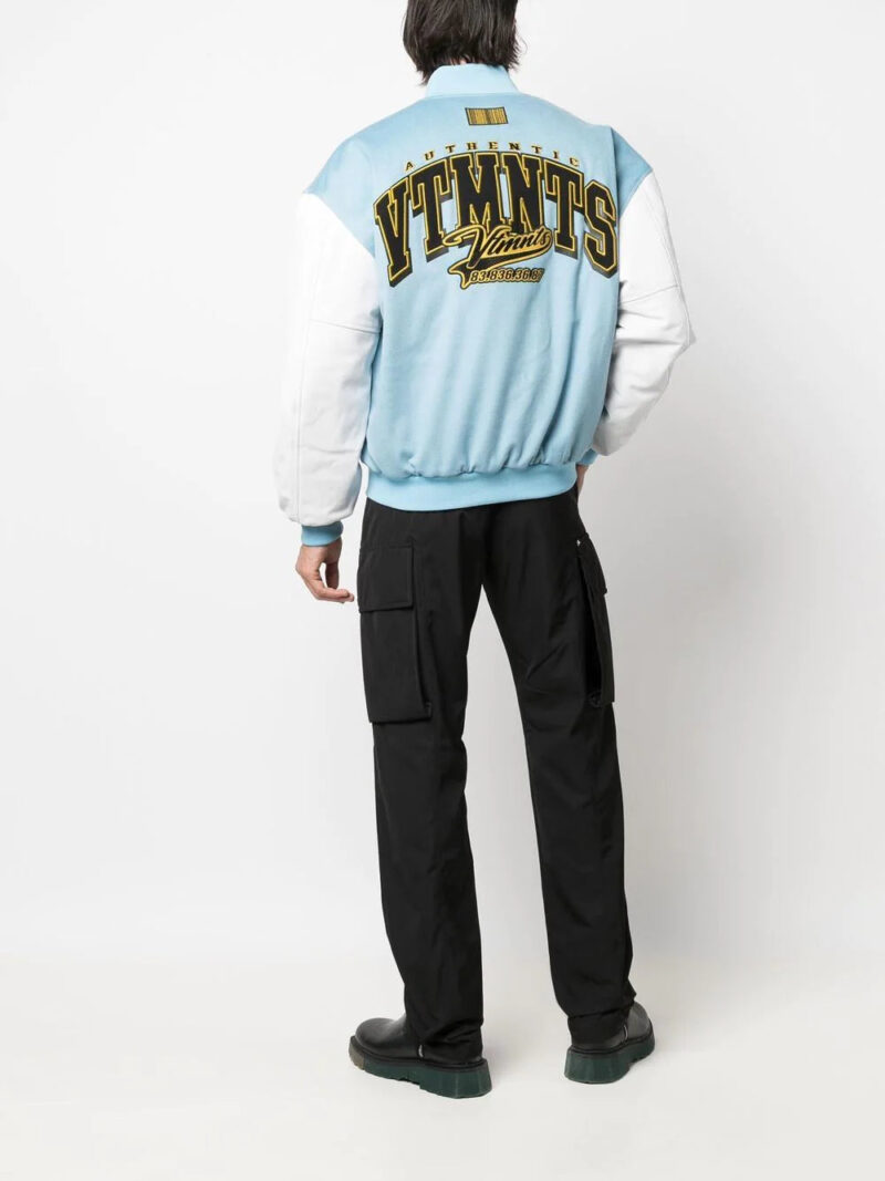 VTMNTS  embroidered logo bomber jacket