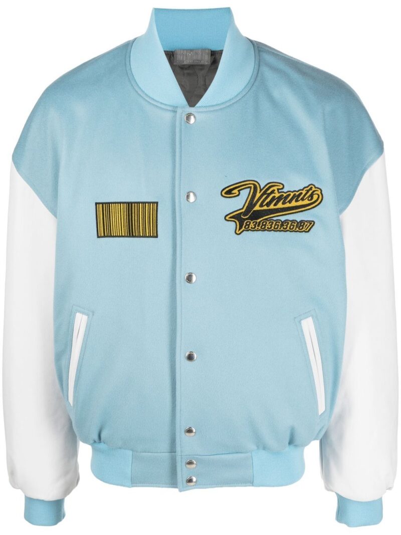 VTMNTS  embroidered logo bomber jacket