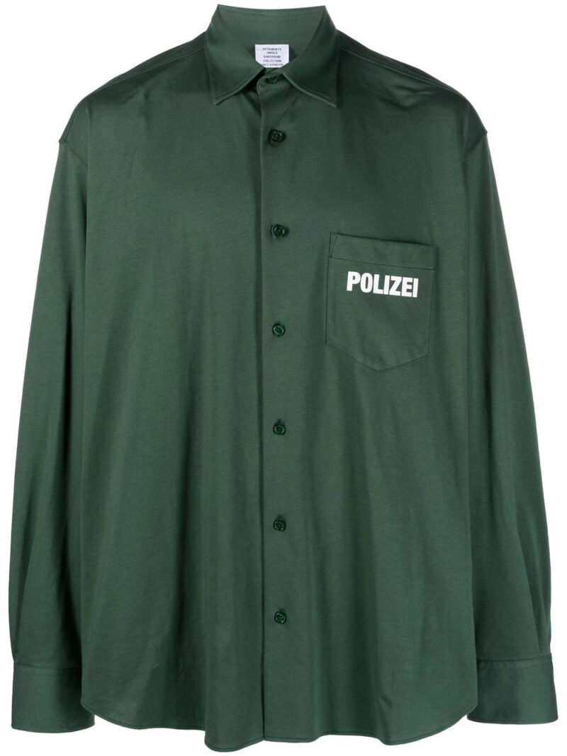 Vetements Polizei long-sleeved shirt