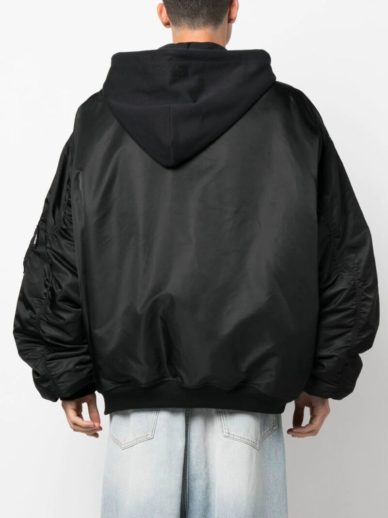 VETEMENTS  reversible hooded bomber jacket