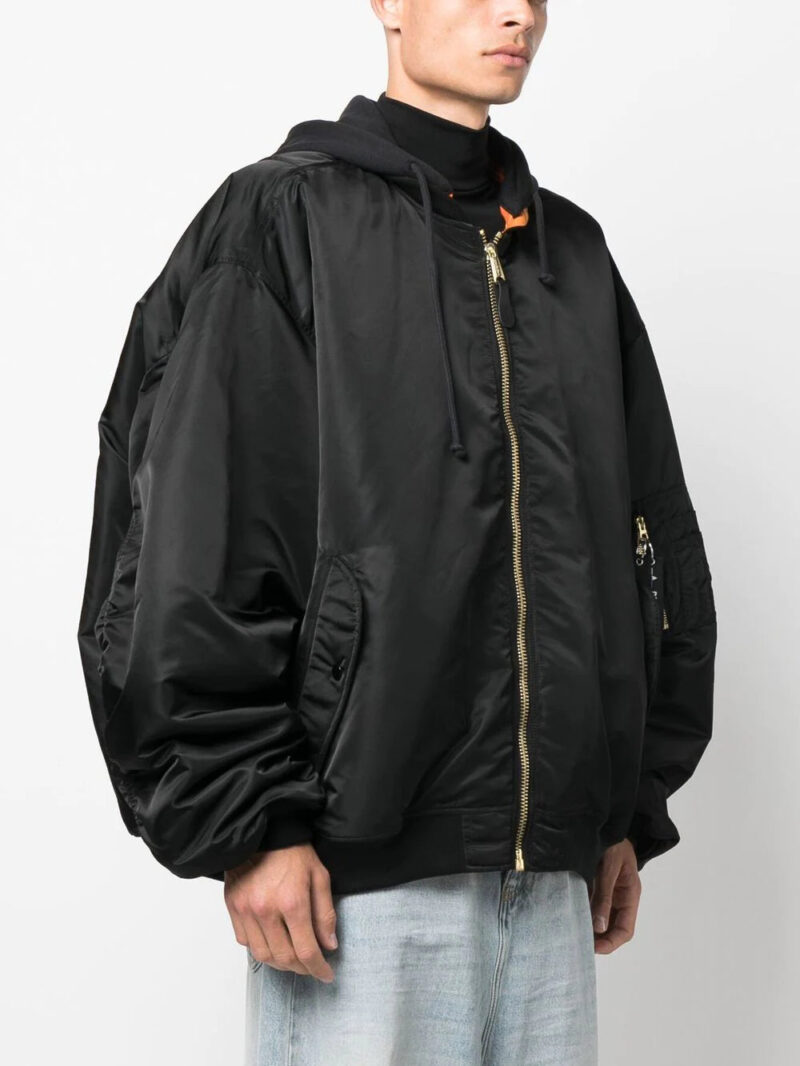 VETEMENTS  reversible hooded bomber jacket