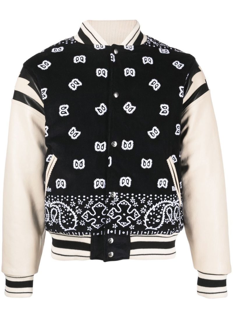 RHUDE  bandana-print bomber jacket