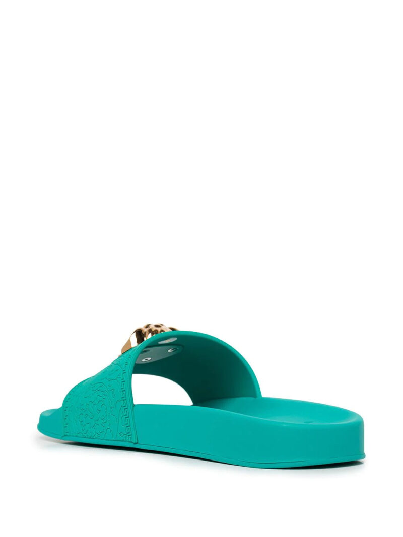 Versace  Medusa plaque flat slides