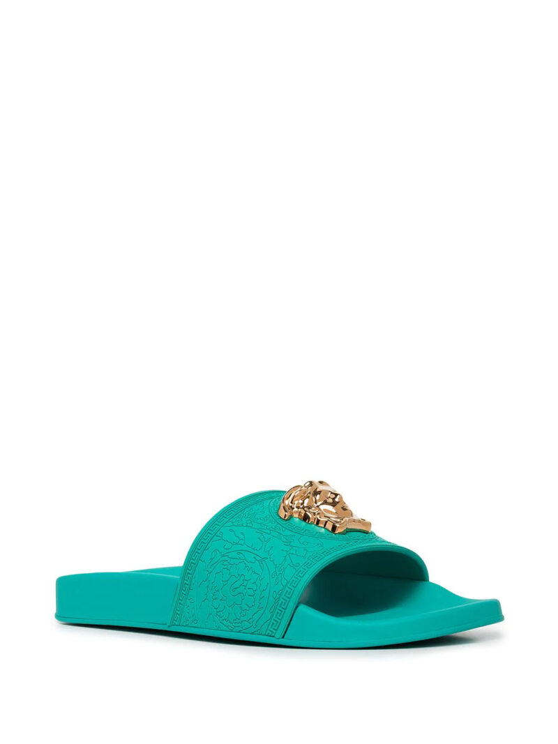 Versace  Medusa plaque flat slides