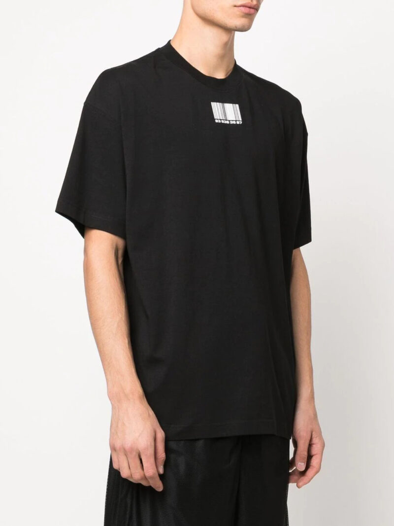 Vetements barcode-print short-sleeved T-shirt