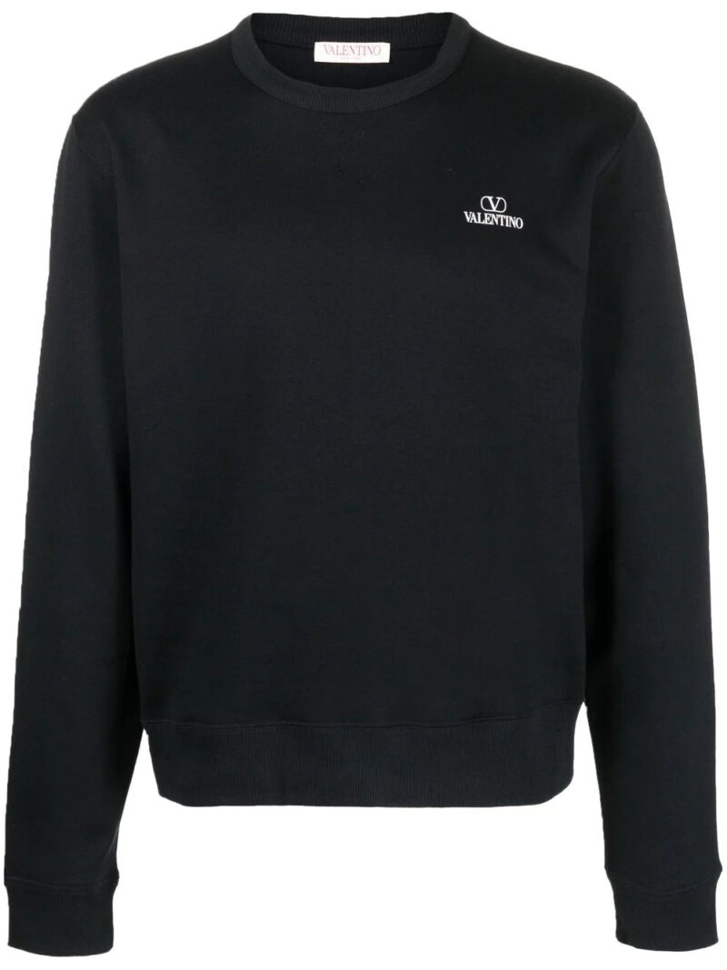 Valentino  logo-print cotton sweatshirt