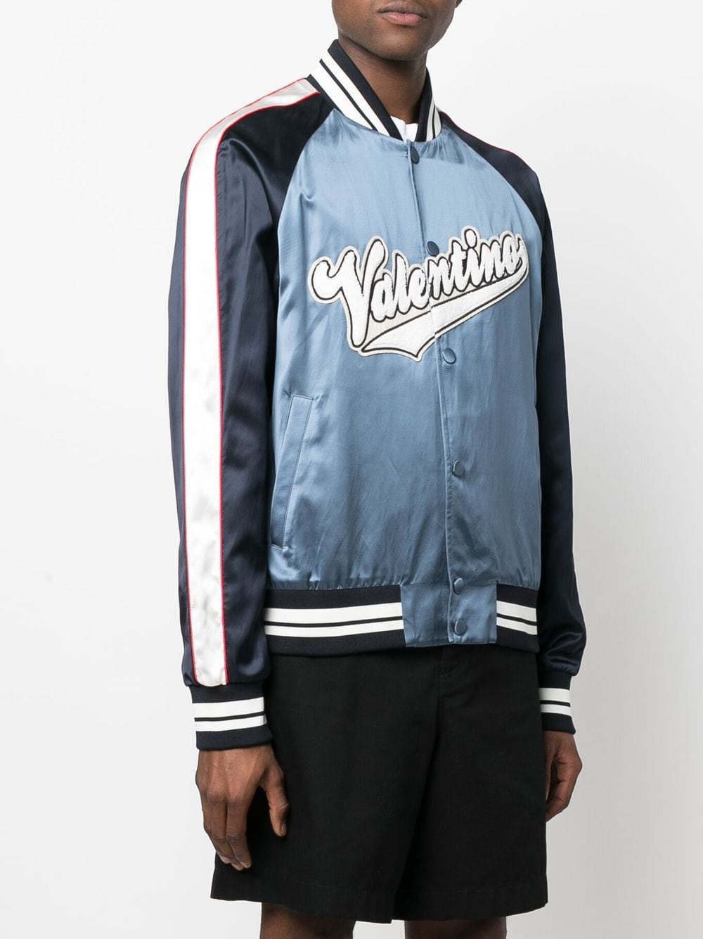 Valentino Garavani logo-patch bomber jacket - Image 3