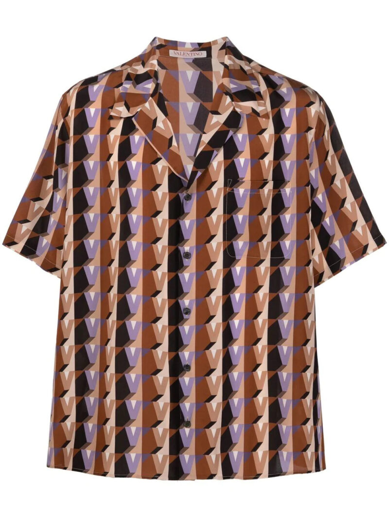 Valentino  3Dream Valentino printed silk shirt