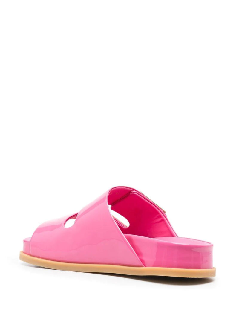 Valentino Garavani One Stud patent-leather slides