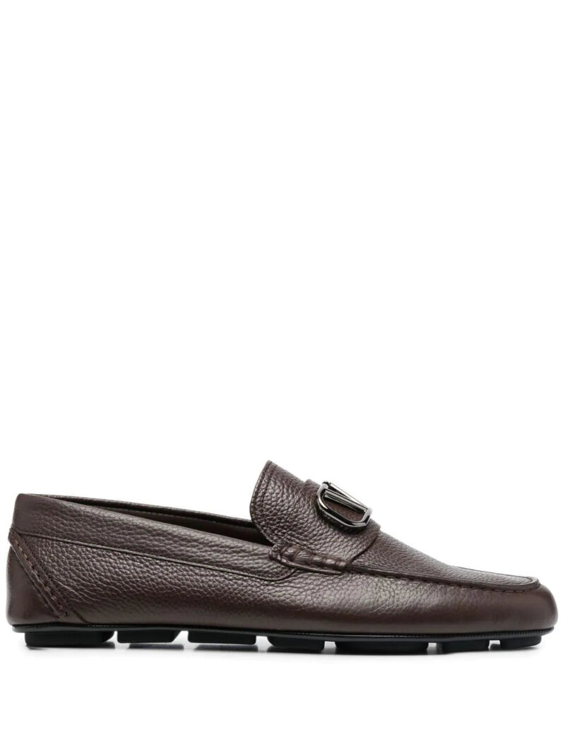 Valentino Garavani  VLogo Signature leather driving shoes