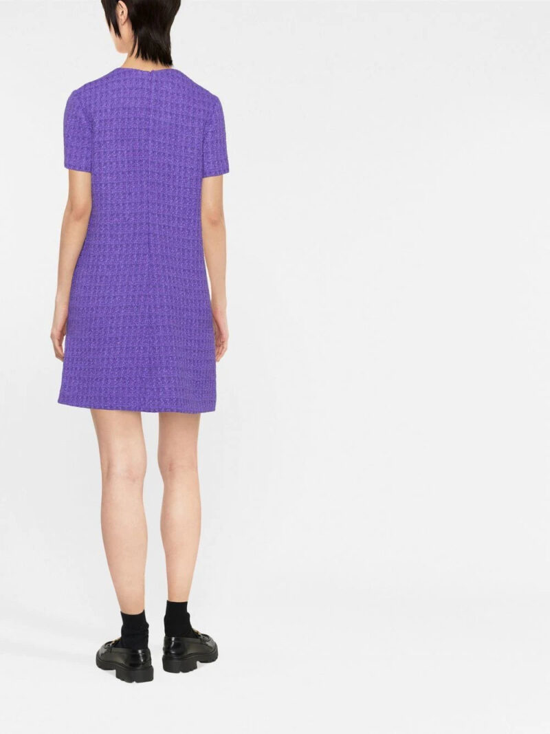 Valentino Garavani  short-sleeve tweed-style dress