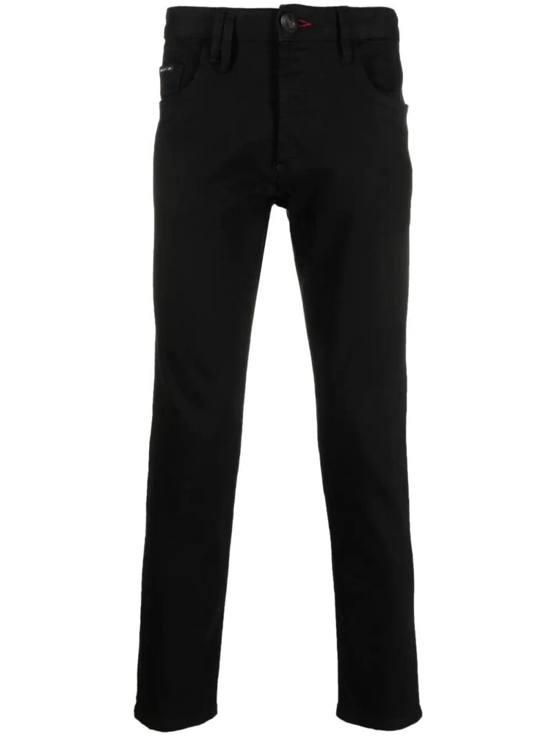 Phillip plein slim-fit mid-rise jeans