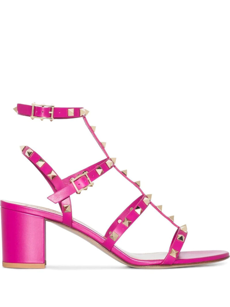 Valentino Garavani Rockstud 75mm block-heel sandals
