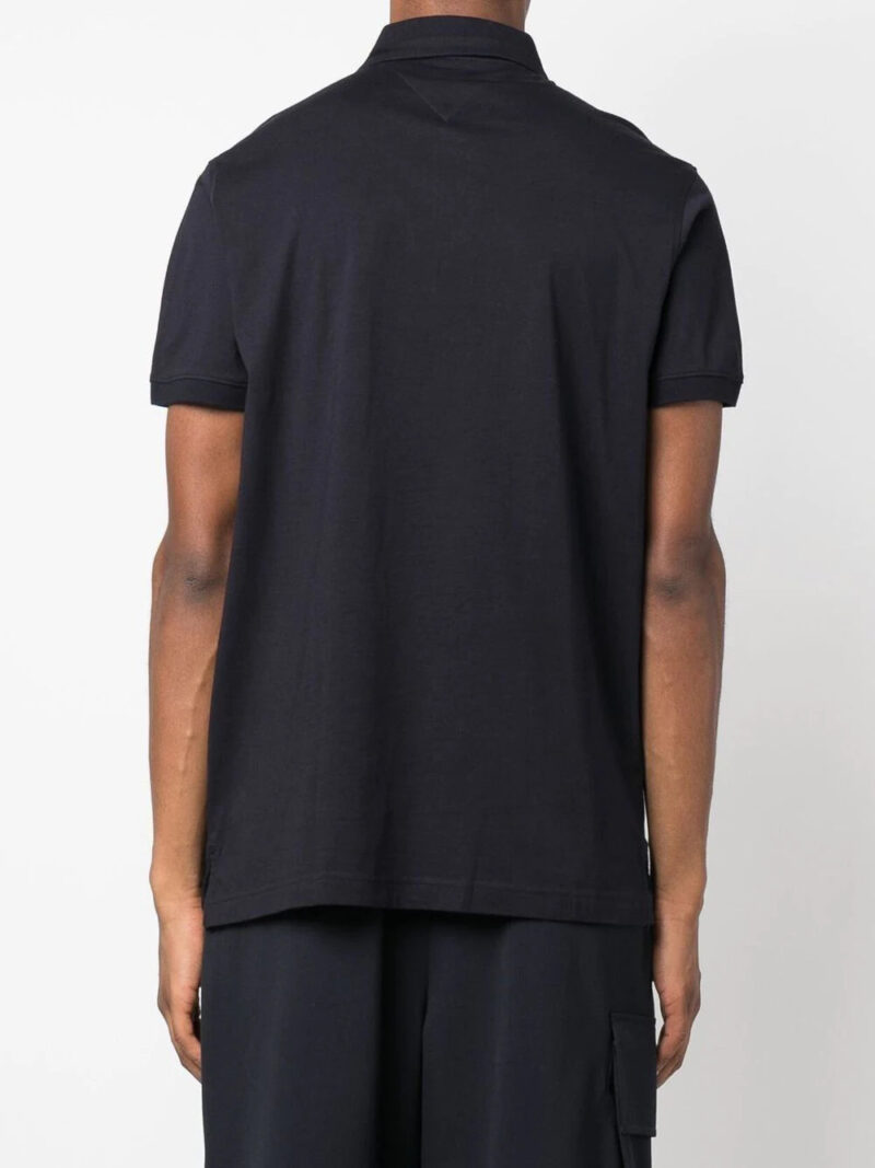 Tommy Hilfiger logo-print cotton polo shirt