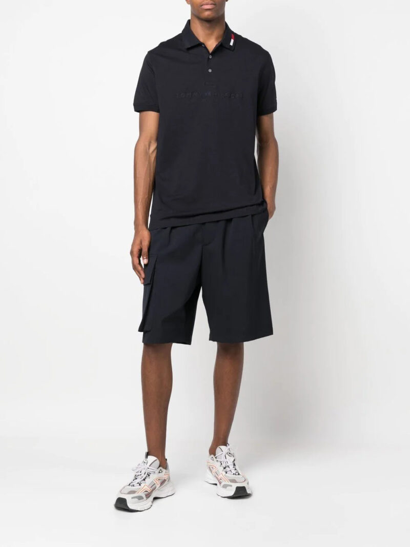 Tommy Hilfiger logo-print cotton polo shirt