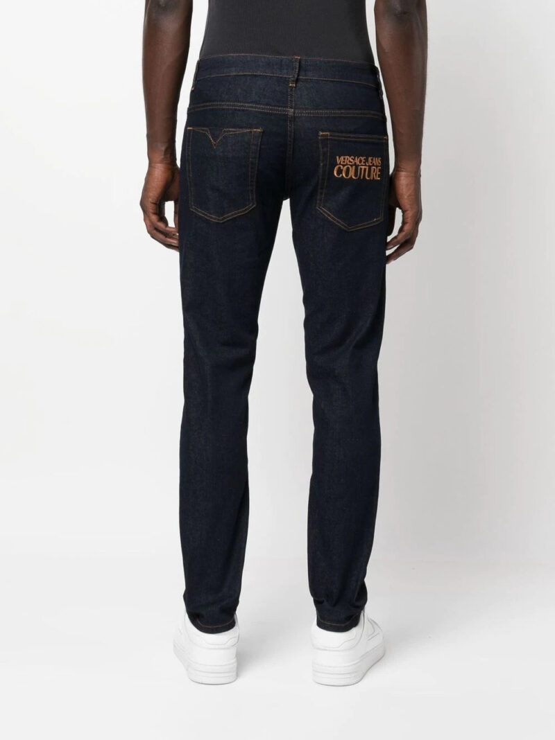 Versace dark-wash skinny jeans