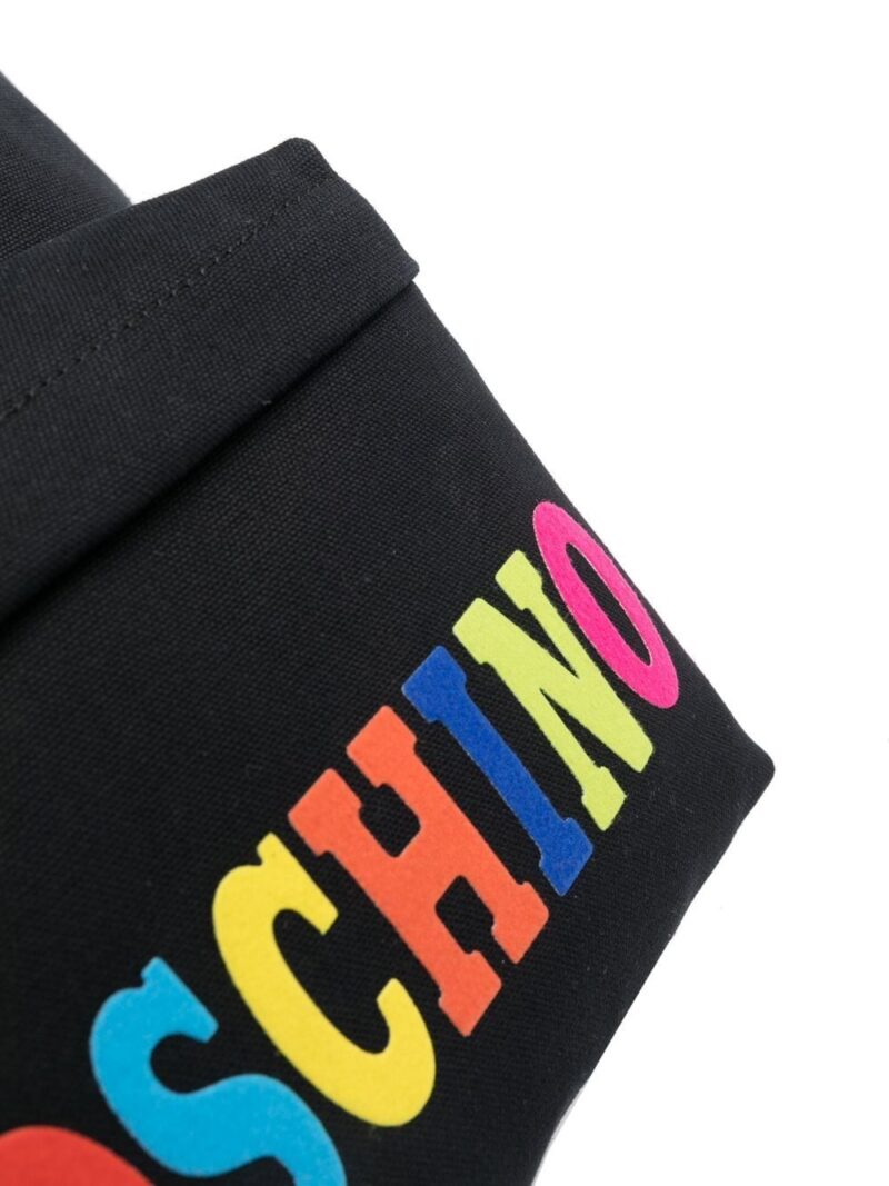 Moschino logo zipped backpack