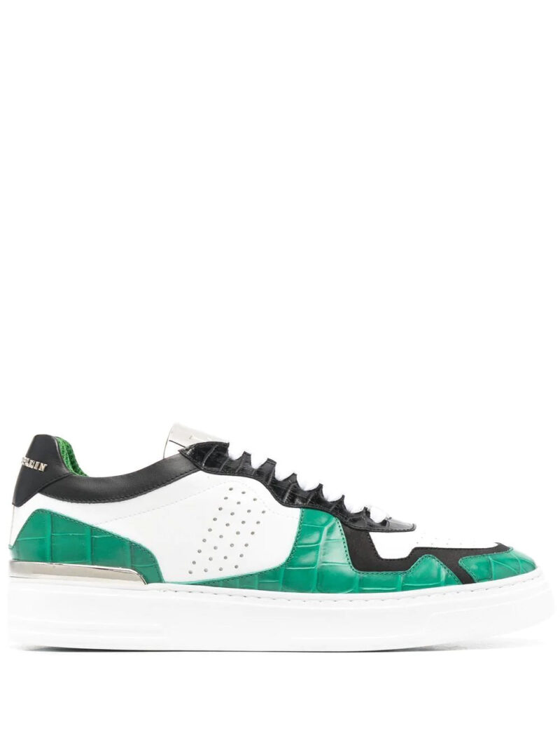 Phillip plein colour-block low-top sneakers