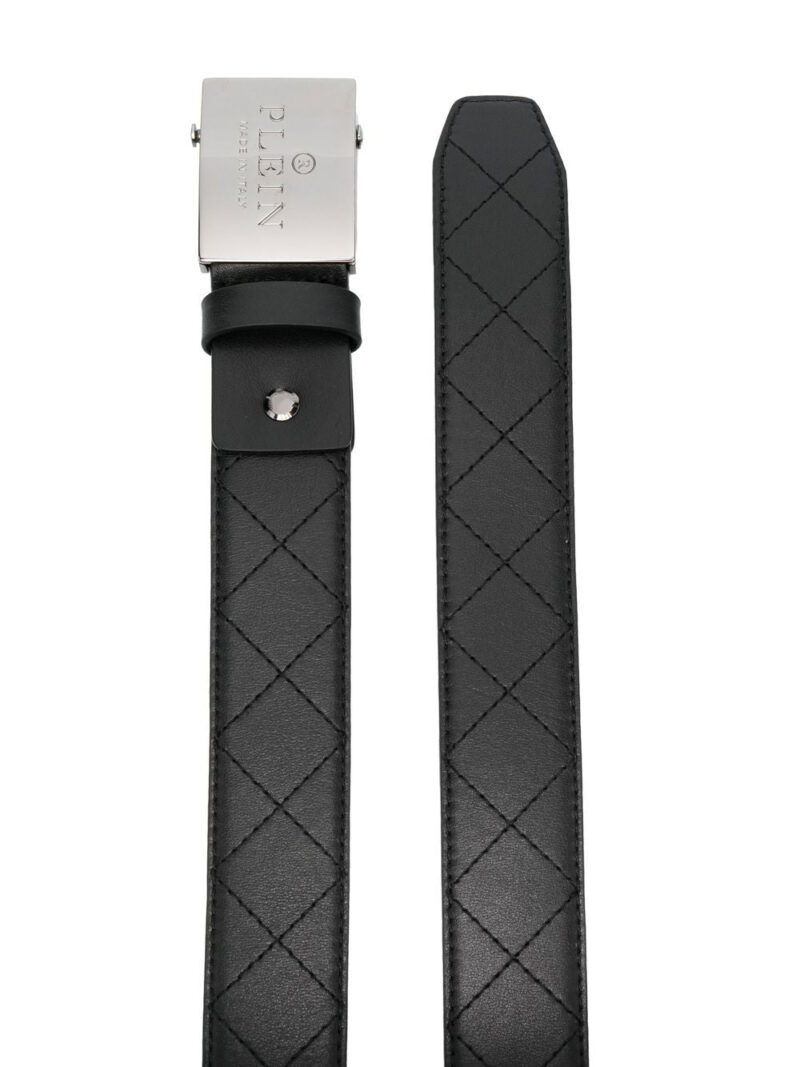 Phillip plein TM quilted belt