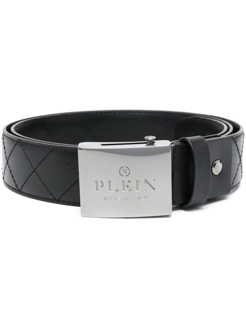 Phillip plein TM quilted belt