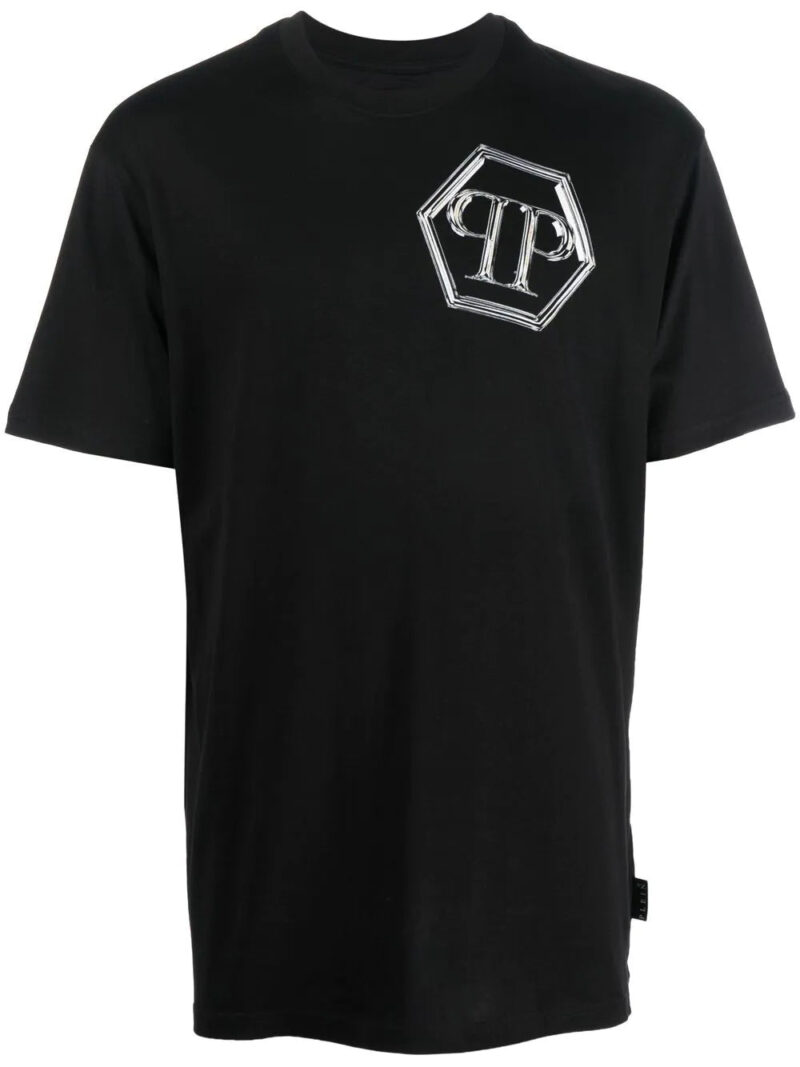 Phillip plein Hexagon logo short-sleeve T-shirt