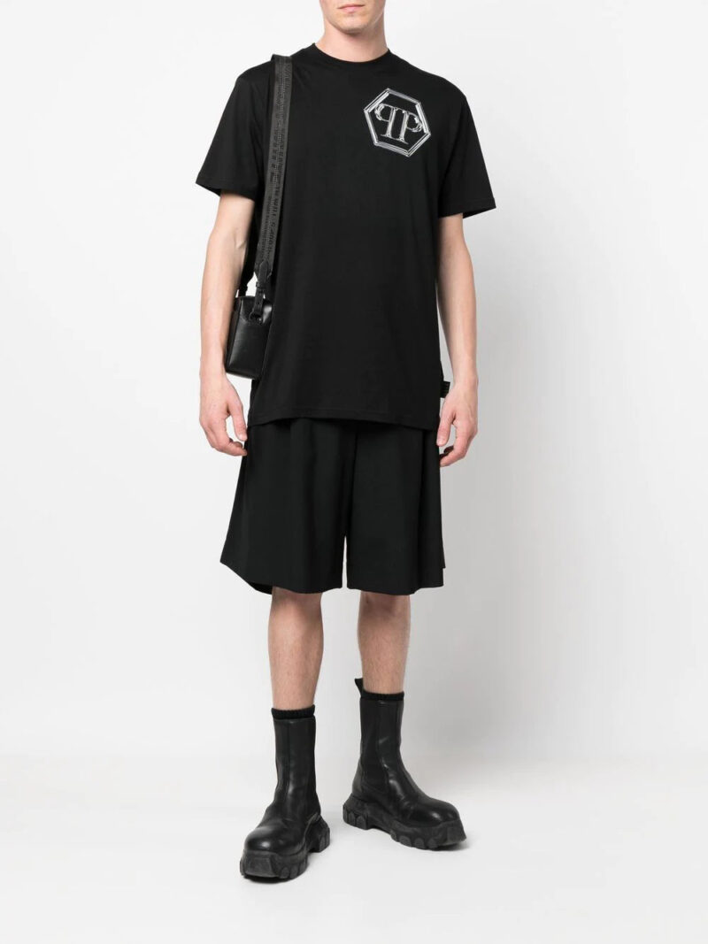 Phillip plein Hexagon logo short-sleeve T-shirt