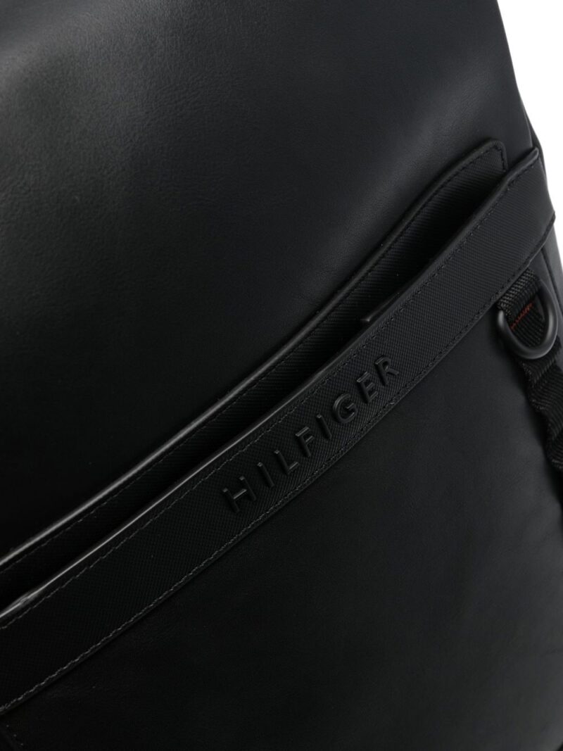 Tommy Hilfiger faux-leather backpack