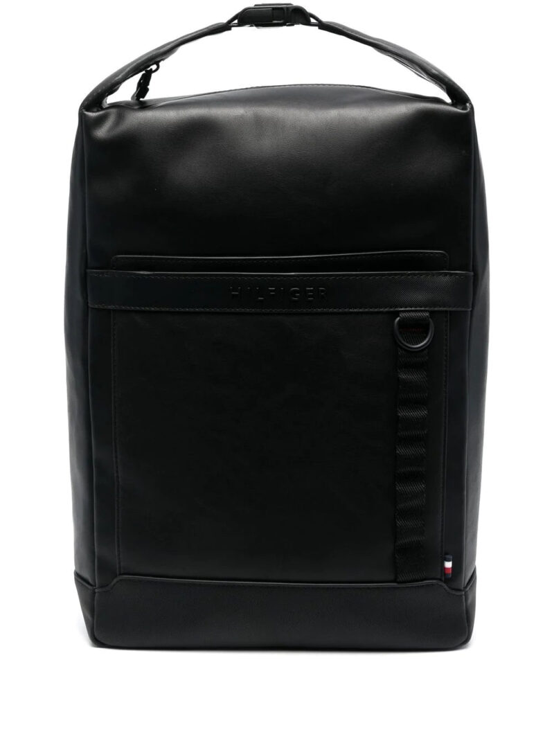 Tommy Hilfiger faux-leather backpack